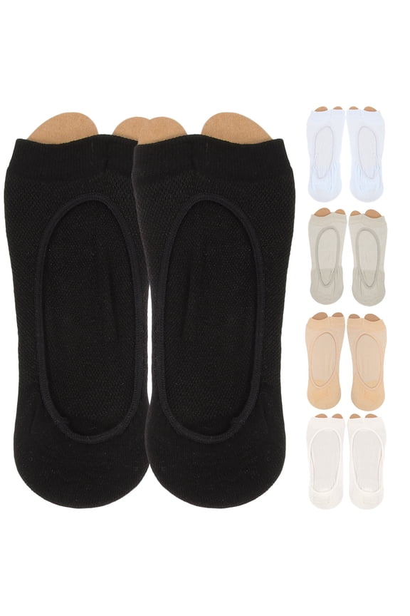 5 Pairs Tabi Fish Mouth Socks Odorless Two Toes 's