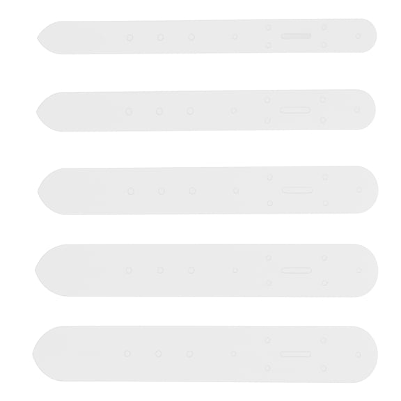 WHAMVOX 5 Pcs Belt Hole Puncher Stencil Positioning Template