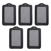 FESTFENDS Id Badge Holder Pass Pouch Case Vertical Style PU 5pcs