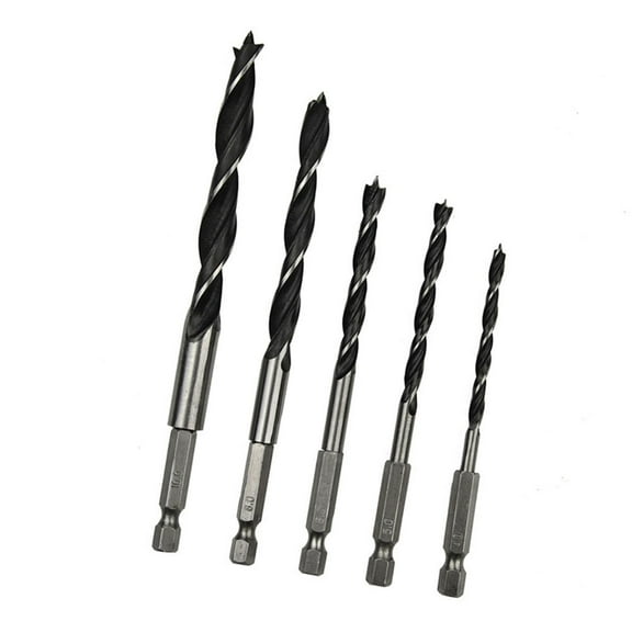 WHAMVOX 5 Pcs Drill Bits Set Woodworking Drill Bit