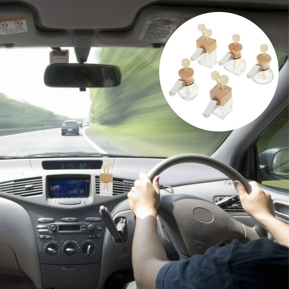 WHAMVOX  5 Pcs Essence Car Perfume Bottle Essential Oil Diffuser