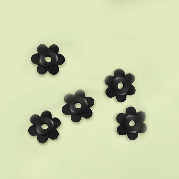 WHAMVOX 5 Pcs Flower Shape Garden Flag Fixing Tool Windproof Flag Pole Holders Garden Rubber Flag Holder Garden Flag Fixed Stopper