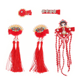 thumbnail image 1 of WHAMVOX  5 Pcs Hair New Year Hairpin Tassel Hairpins Lightweight Clips, 1 of 8
