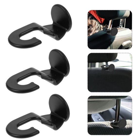WHAMVOX 5 Pcs Hidden Purse Car Hook Auto Handbag Coat Hanger