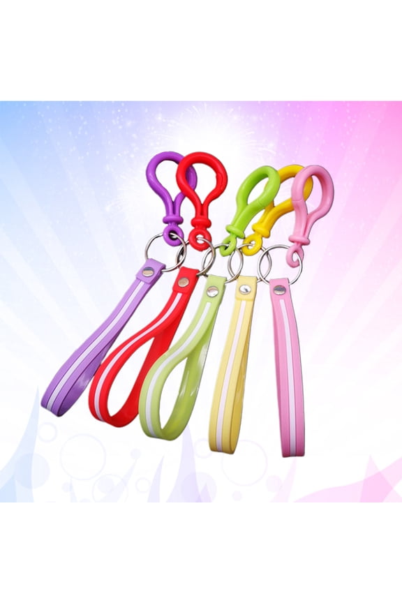 5-Pack Key Accessories Set with Cord Pendant Travel Keychain for Easy Carry and Organization