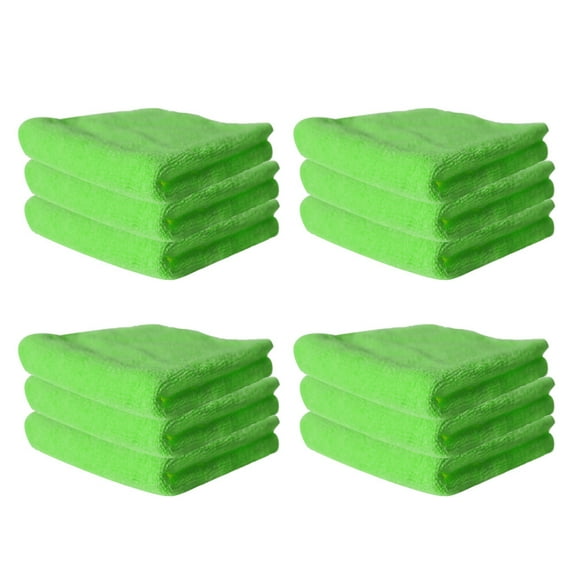 WHAMVOX  5 Pcs Kitchen Towels Microfiber Absorbent Wipes Travel Green