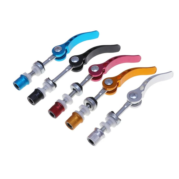 WHAMVOX 5 Pcs Mountain Bike Quick Release Lever Wheel Hub Bolt