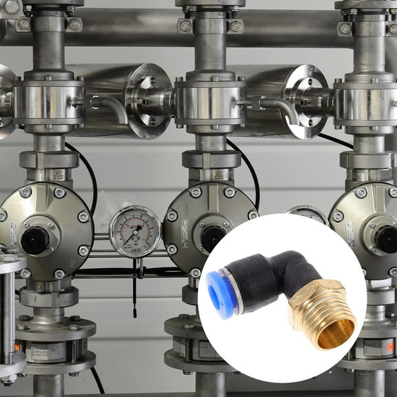 WHAMVOX 5 Pcs Plastic Fittings Air Compressor Accessories Hose Coupler Adapter Mender