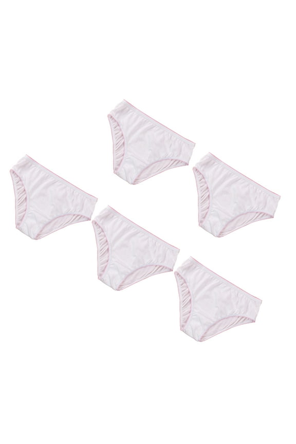 WHAMVOX  5 Pcs Postpartum Panties Elastic Waistband XXL Size