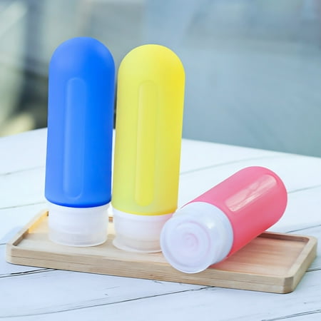 WHAMVOX 5 Pcs Refillable Bottle Set Portable Liquid Travel