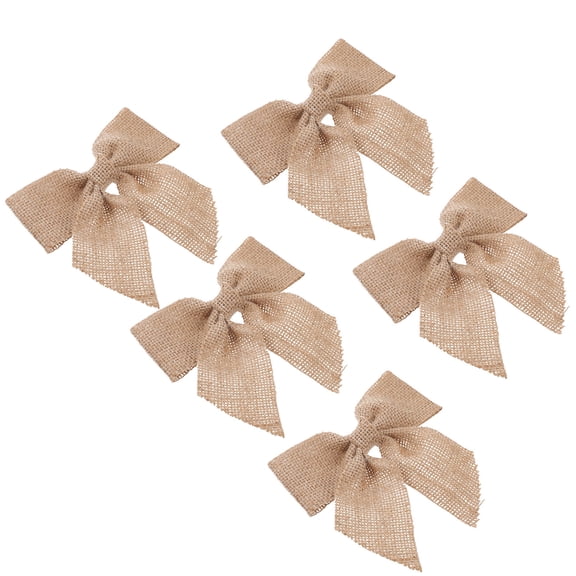 WHAMVOX 5 Pcs Ribbons Bow Christmas Bows Decoration Gift Box Decorations Reusable