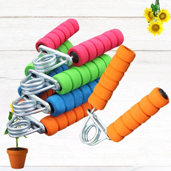 WHAMVOX 5 Pcs Sponge Grip Hand Gripper Weight Training Accessories Fitness