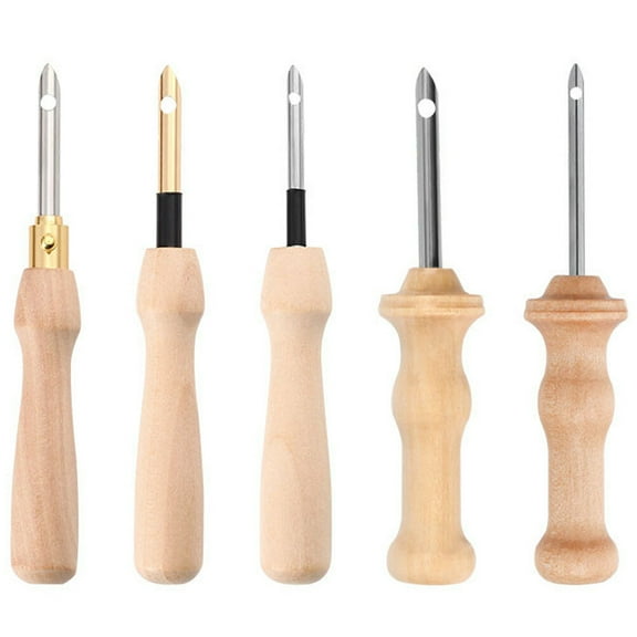 WHAMVOX 5 Pcs Stitching Point Needle Embroidery Tool Kit Punch