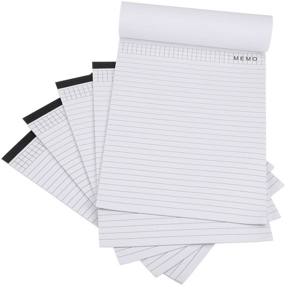 WHAMVOX 5 Pcs Tearable Note Pad Notebook Notepad Stationery Writing Work Office