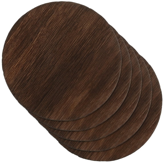 WHAMVOX 5 Pcs Unfinished Wood Slices Log Discs Round Crafts Crafting