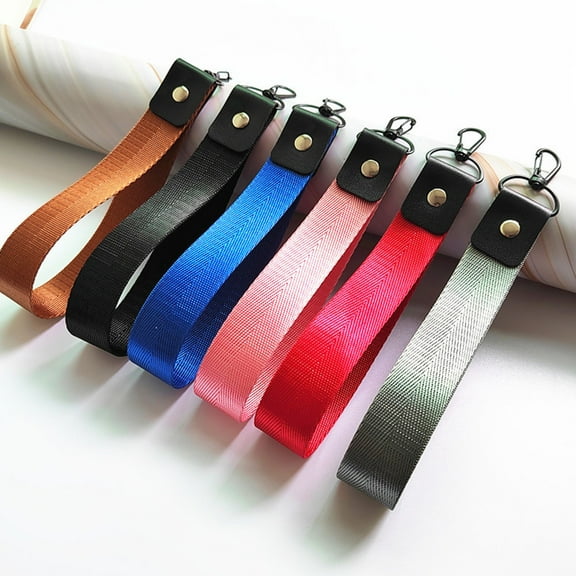 WHAMVOX 5-Pack Short Wrist Lanyards for Keys, Mobile Phones, and Keychains Strap Accessories