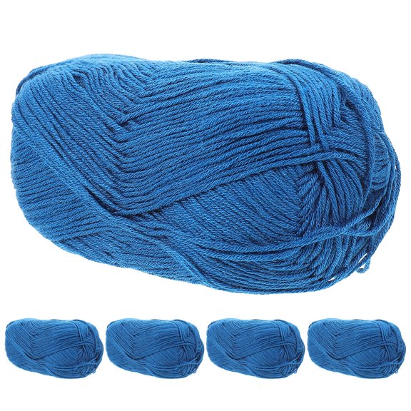 WHAMVOX  5 Rolls Household Knitting Yarn Practical Washable