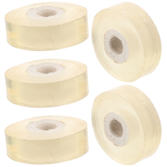 WHAMVOX 5 Rolls Self-adhesive Grafting Film for Plants Protection Lightweight Yellow PE Material