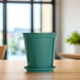 thumbnail image 1 of DECORNIJIA Garden Containers Non-rusting Flower Pot Green 5 Sets, 1 of 7