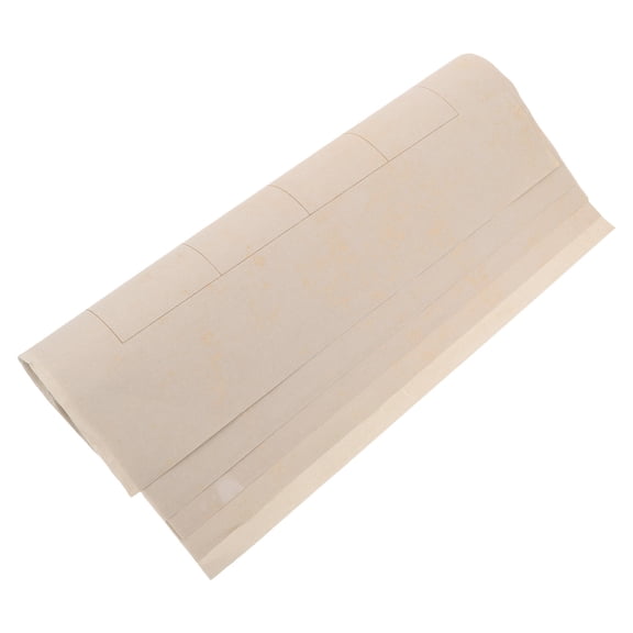 WHAMVOX 5 Sheets Japanese Paper Beige For Calligraphy Creation And Seal Script Practice