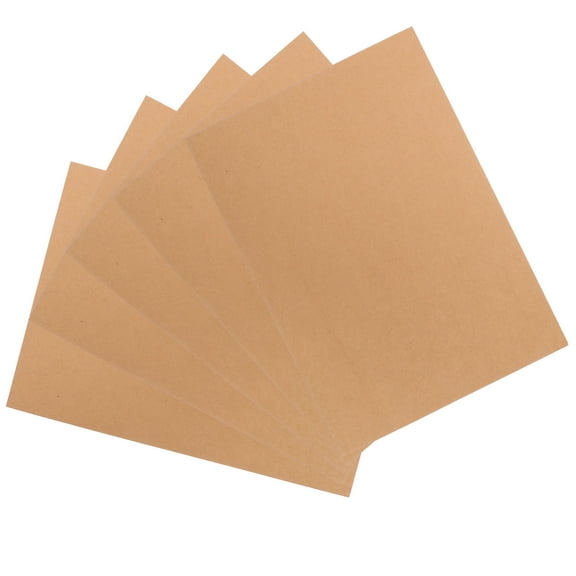 WHAMVOX 5 Sheets Paper for Painting Kids Sketch Plain Child Light Brown
