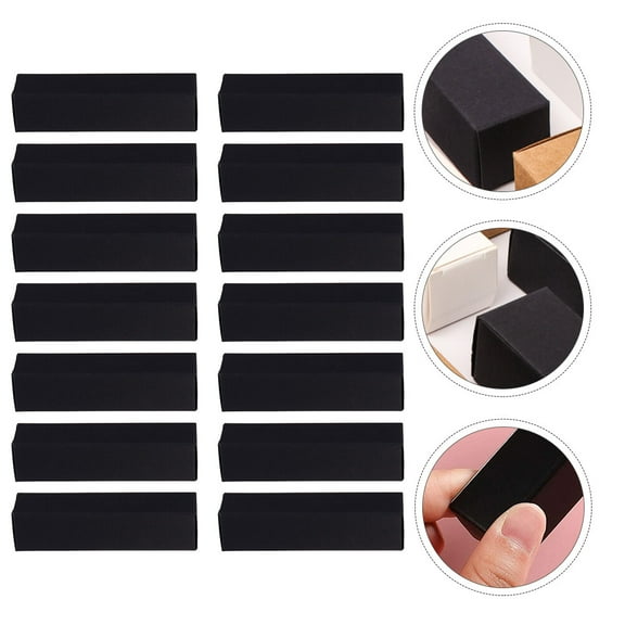 WHAMVOX  50 Pcs Black Packaging Box Cosmetics Practical Lipstick