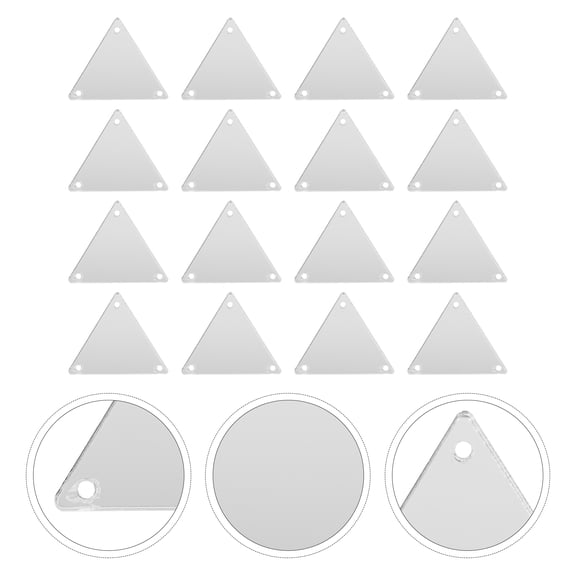 WHAMVOX 50 Pcs Crystals Rhinestone Crafting Decorations Rhinestones Silver