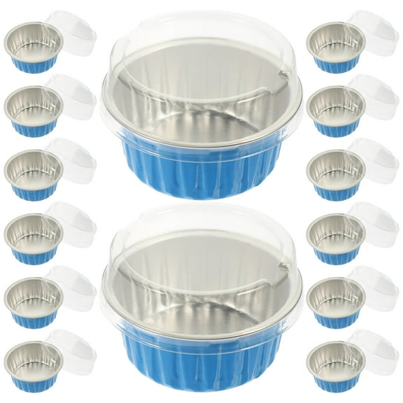 WHAMVOX  50 Pcs Cupcake Liners Baking Tool Containers Foil Jumbo Muffin