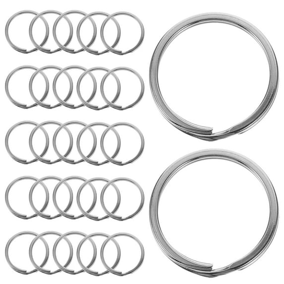 WHAMVOX 50 Pcs Key Chain Rings for Crafts Keyrings Bulk Keychain Keychains