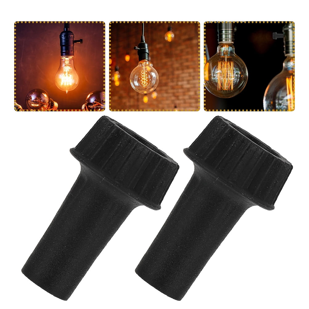 WHAMVOX 50 Pcs Light On/Off Switch Knobs Replacement Small Lamp Black ...