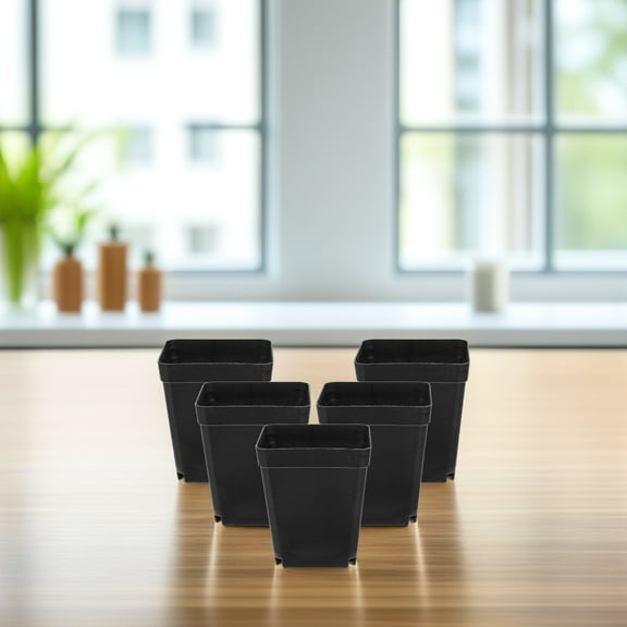 WHAMVOX 50 Pcs Plant Pots Flower Seedling Stackable Containers
