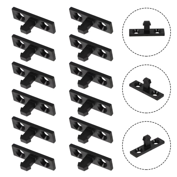 WHAMVOX 50 Pcs Pressure Lock Clip Waste Bin Latch Trash Can Buckle