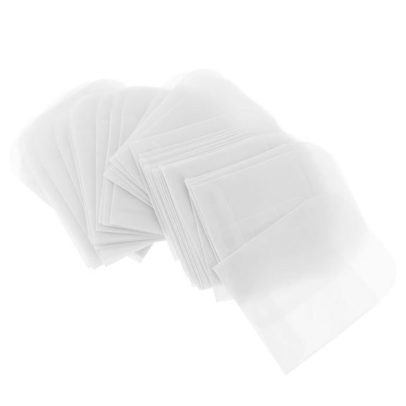 WHAMVOX 50 Pcs Small Packing Paper Package Bags Packaging Jewelry White