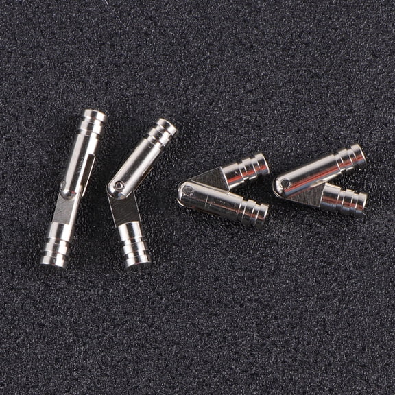 WHAMVOX 50 Pcs Spring Hinge Concealed Hinges for Cabinets Hinged Gift Box Silver