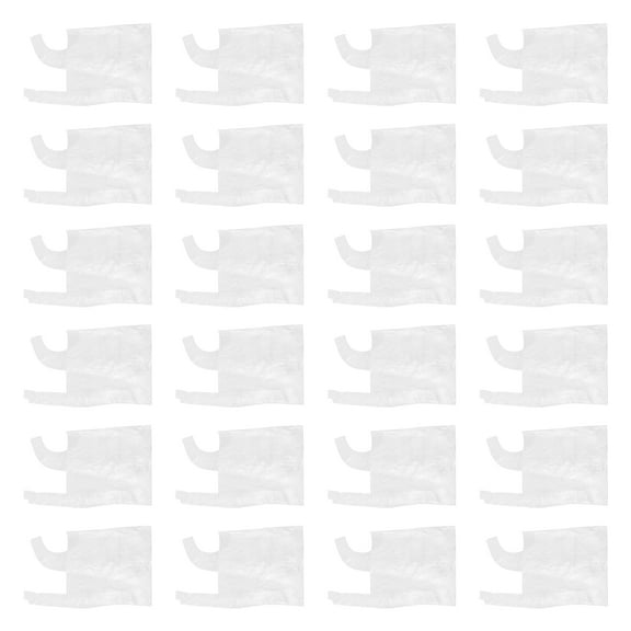 WHAMVOX 50 Pcs Plastic Aprons for Painting, Crafting, Cooking, and Cleaning Protective Smocks