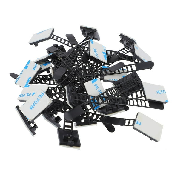 WHAMVOX  50 Pcs Wiring Fixing Seat Wire Clamp Home Cable Clips