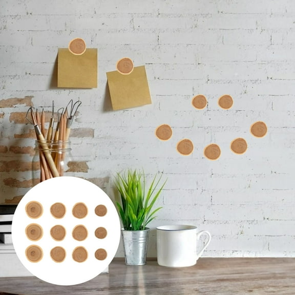 ROMANSENTIAL Craft Supplies Classic Hand Made Log Piece Handicraft 50Pcs