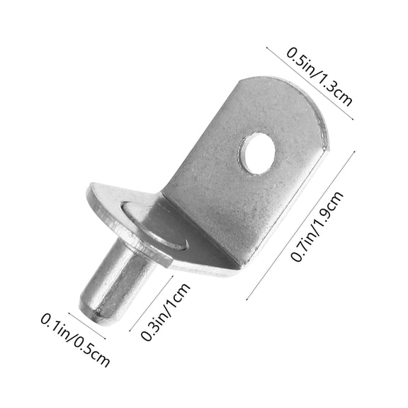 WHAMVOX 50 Pcs for Partition Support Nail Shelf Stand Mount Easy-to-carry Bracket Pegs