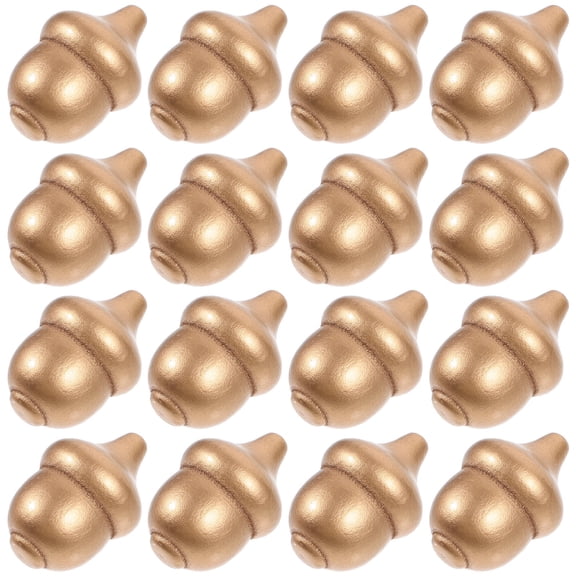 WHAMVOX 50Pcs Acorns for Decoration Realistic for Christmas Party and Weddings