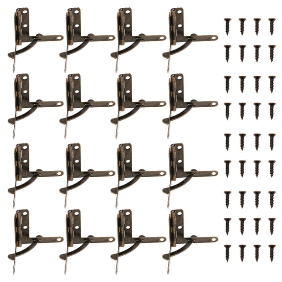 WHAMVOX 50Pcs Household Jewelry Packing Box Hinge Gift Box Bracket Jewelry Case Supplies