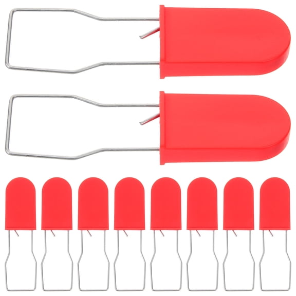 WHAMVOX 50Pcs Logistics Anti Tamper Seal Small Wire Security Seal Sturdy Anti Tamper Padlock Security Seal Padlock