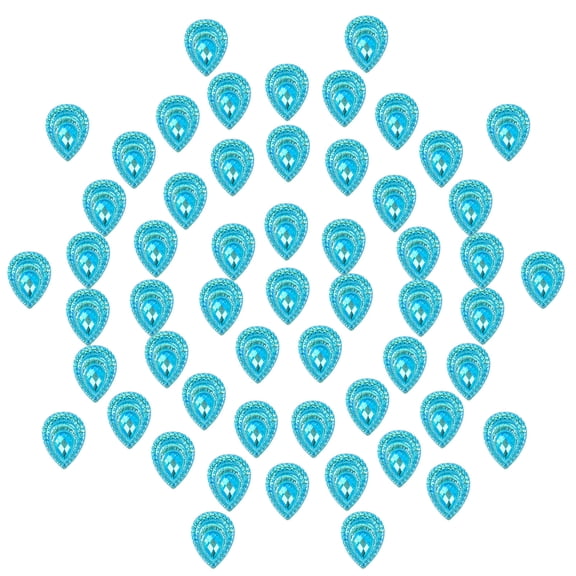 WHAMVOX 50pcs Diy Charms Diy Flatback Decor Phone Case Materials Flatback Rhinestones