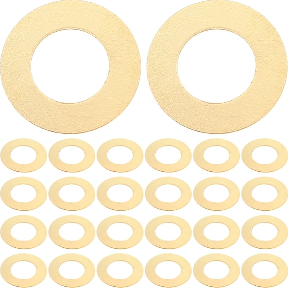 WHAMVOX 50pcs Flat Finish Washer Coating Flat Washer For Factory Kitchen Shop Construction