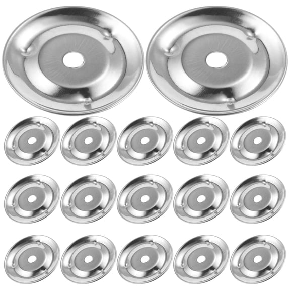 WHAMVOX 50pcs Percussion Instrument Stainless Steel Bells For Handheld Tambourine Bell Rings Cymbal Percussion Tambourine Ring Drum Cymbal Ring