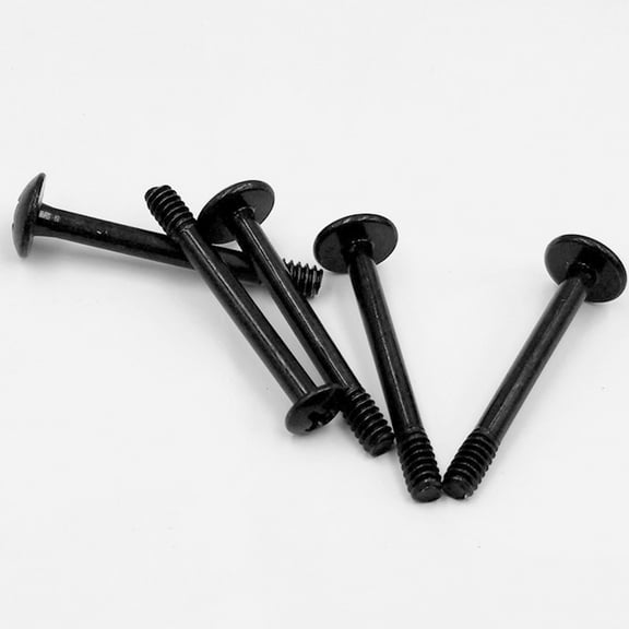 WHAMVOX 50pcs Screws Computer Screws Computer Case Fan Screws PC Case Fan Mounting Screws