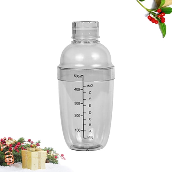 DECORNIJIA Clear Shaker PC Measuring Scale Adults Home Use 1Set