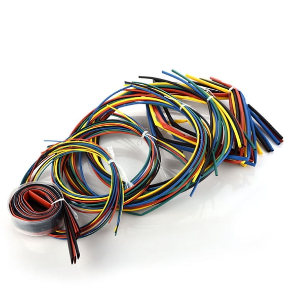 WHAMVOX 55 Insulation Polyolefin Ratio 2:1 Heat Shrink Tubing 11 sizes 6 Colours Shrinkable Tube Sleeving Set