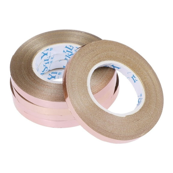 WHAMVOX 5PCS 10m Rose Gold Ribbon Gift Ribbon Curling Ribbon For Gift Present Souvenir Crafts
