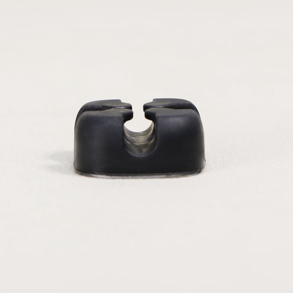WHAMVOX 5Pcs Cross Shaped Slot Black Silicone Wire Organizer for Cable Management 0.9x0.9x0.4in