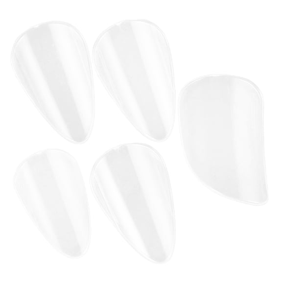 WHAMVOX 5Pcs Pipa Finger Nail Picks Transparent For Ukulele Banjo Other String Instruments